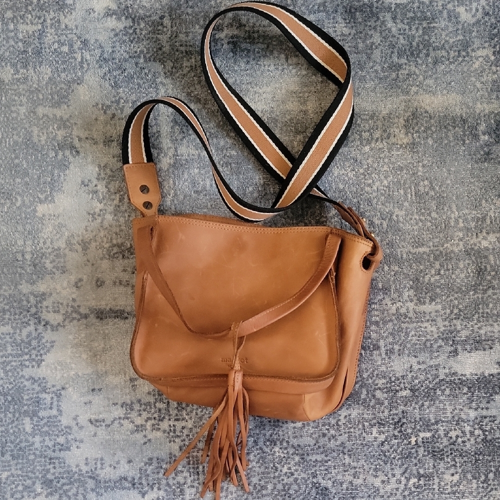 Tan Leather Shoulder Bag